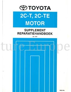 1997 TOYOTA AVENSIS | CORONA 2C-T | 2C-TE WERKSTATTHANDBUCH NIEDERLÄNDISCH