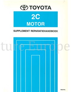 1993 TOYOTA AVENSIS | CORONA | CARINA 1C | 2C | 2C-T MOTOR WERKPLAATSHANDBOEK NEDERLANDS