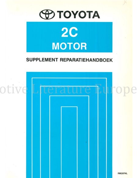1993 TOYOTA AVENSIS | CORONA | CARINA 1C | 2C | 2C-T MOTOR WERKPLAATSHANDBOEK NEDERLANDS