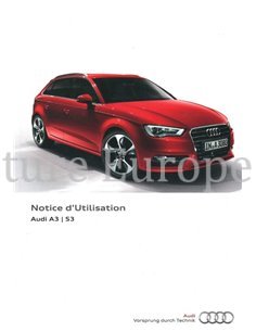 2014 AUDI A3 | S3 OWNER'S MANUAL FRENCH