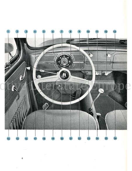 1957 VOLKSWAGEN BEETLE OWNERS MANUAL DUTCH