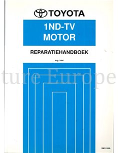 2004 TOYOTA COROLLA 1ND-TV ENGINE REPAIR MANUAL DUTCH