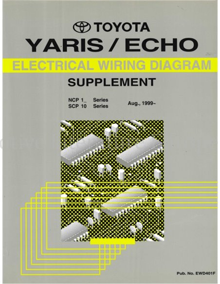 1999 TOYOTA YARIS | ECHO ELEKTRIK SCHALTPLAN ENGLISCH