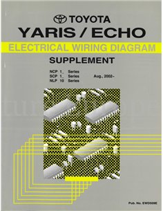 2002 TOYOTA YARIS | ECHO  ELECTRICAL WIRING DIAGRAM ENGLISH