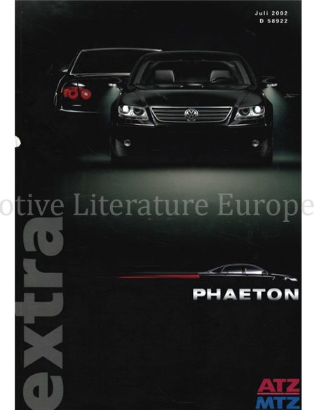 PHAETON (ATZ / MTZ EXTRA UITGAVE)