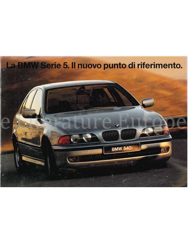 1996 BMW 5 SERIES SALOON BROCHURE ITALIAN