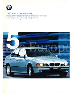 1998 BMW 5ER LIMOUSINE PROSPEKT ENGLISCH