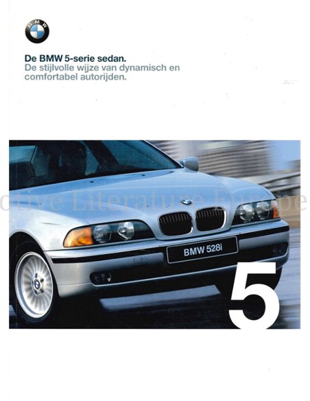 1998 BMW 5 SERIE SEDAN BROCHURE NEDERLANDS