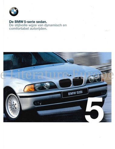 1999 BMW 5 SERIE SEDAN BROCHURE NEDERLANDS