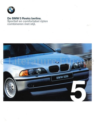 1999 BMW 5 SERIES SALOON BROCHURE DUTCH