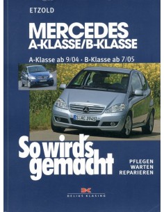 2004 - 2005 MERCEDES BENZ A & B KLASSE BENZINE DIESEL VRAAGBAAK DUITS