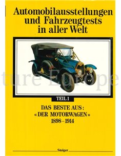 AUTOMOBILAUSSTELLUNGEN UND FAHZEUGTESTS IN ALLER WELT  (TWO BOOKS !)