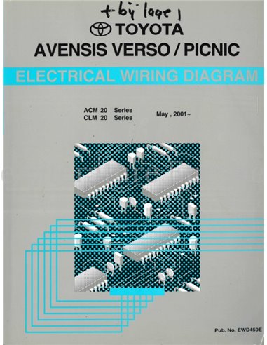 2001 TOYOTA AVENSIS VERSO | PICNIC ELECTRICAL WIRING DIAGRAM ENGLISH