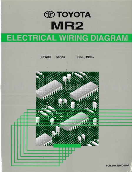 1999 TOYOTA MR2  ELECTRICAL WIRING DIAGRAM ENGLISH
