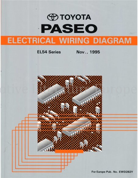 1995 TOYOTA PASEO ELECTRICAL WIRING DIAGRAM ENGLISH