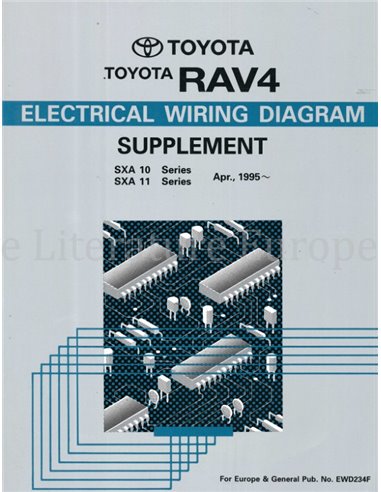 1995 TOYOTA RAV4 ELECTRISCH SCHEMA WERKPLAATSHANDBOEK ENGELS