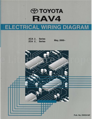 2000 TOYOTA RAV4  ELECTRICAL WIRING DIAGRAM ENGLISH