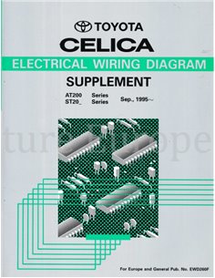 1995 TOYOTA CELICA ELECTRICAL WIRING DIAGRAM ENGLISH