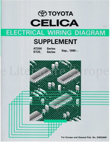 1995 TOYOTA CELICA ELECTRICAL WIRING DIAGRAM ENGLISH