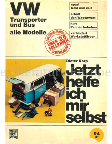 1967 - 1979 VOLKSWAGEN TRANSPORTER T2 PETROL DIESEL REPAIR MANUAL DUTCH