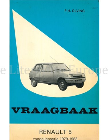 1979-1983 RENAULT 5 BENZINE VRAAGBAAK NEDERLANDS