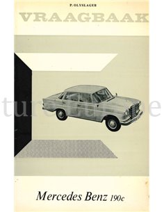 1963-1965 MERCEDES BENZ 190c BENZINE VRAAGBAAK NEDERLANDS