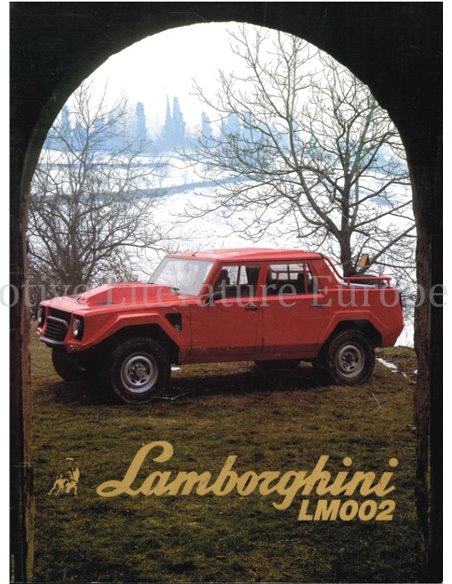 1986 LAMBORGHINI LM002 PRESSEMAPPE DEUTSCH