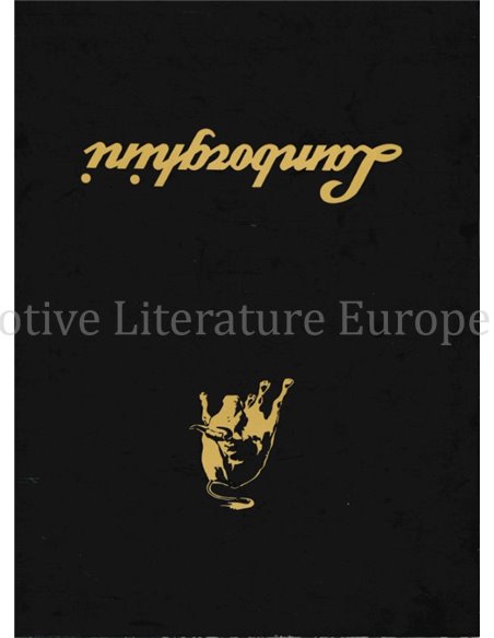 1986 LAMBORGHINI LM002 PRESSEMAPPE DEUTSCH