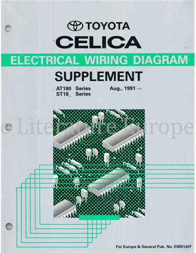 1991 TOYOTA CELICA ELECTRICAL WIRING DIAGRAM ENGLISH