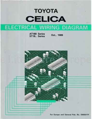 1989 TOYOTA CELICA ELECTRICAL WIRING DIAGRAM ENGLISH