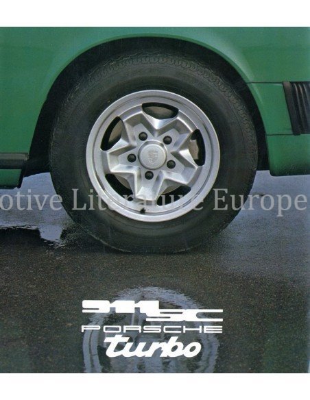 1977 PORSCHE 911 SC TURBO BROCHURE FRENCH