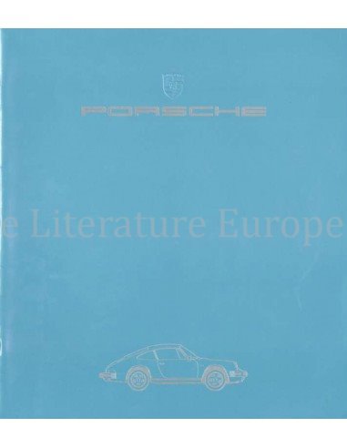 1984 PORSCHE 911 CARRERA TURBO PROSPEKT FRANZÖSISCH