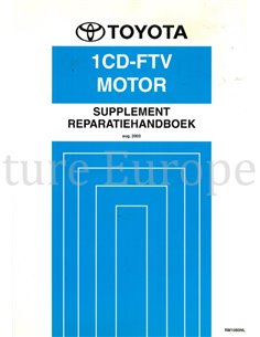 2003 TOYOTA RAV4 1CD-FTV ENGINE REPAIR MANUAL DUTCH