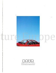 1993 BMW 3ER BAUR TOPCABRIOLET PROSPEKT DEUTSCH