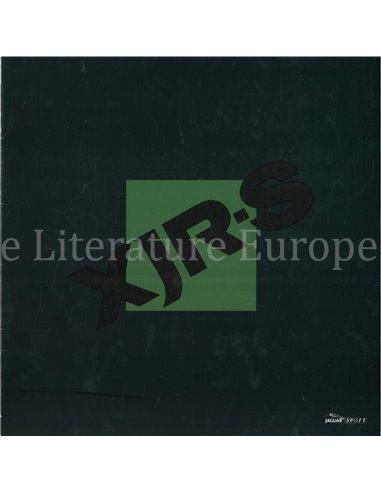 1992 JAGUAR XJS-R PROSPEKT DEUTSCH