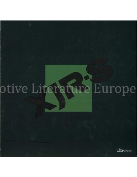 1992 JAGUAR XJS-R BROCHURE DUITS