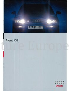 1995 AUDI RS2 AVANT BROCHURE DUITS