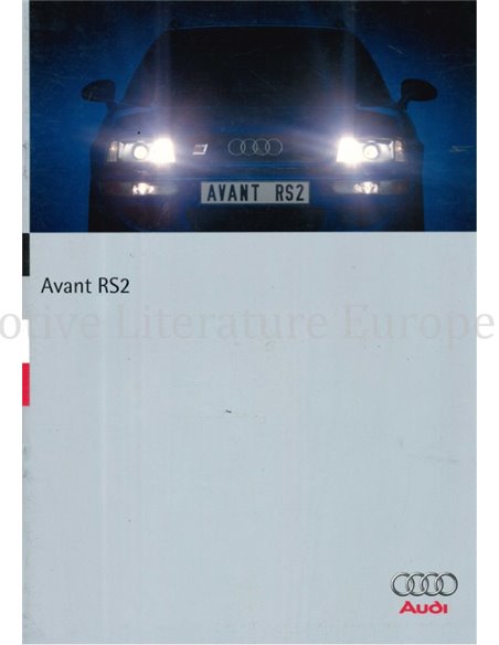 1995 AUDI RS2 AVANT BROCHURE GERMAN