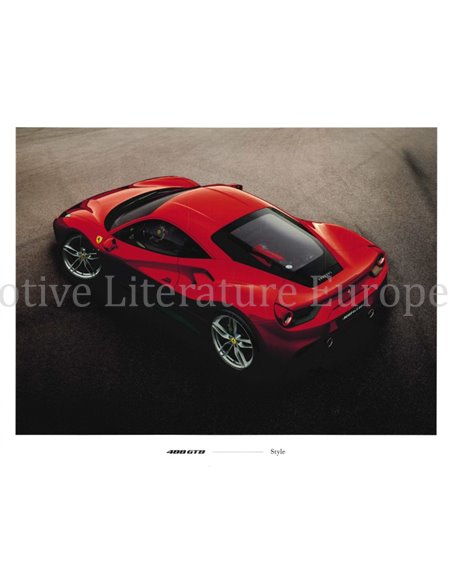 2015 FERRARI 488 GTB PORTFOLIO ENGLISH