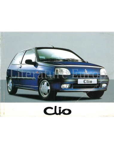1996 RENAULT CLIO BETRIEBSANLEITUNG NIEDERLÄNDISCH