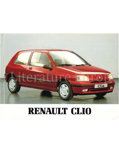 1995 RENAULT CLIO BETRIEBSANLEITUNG NIEDERLÄNDISCH