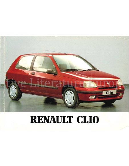1995 RENAULT CLIO INSTRUCTIEBOEKJE NEDERLANDS