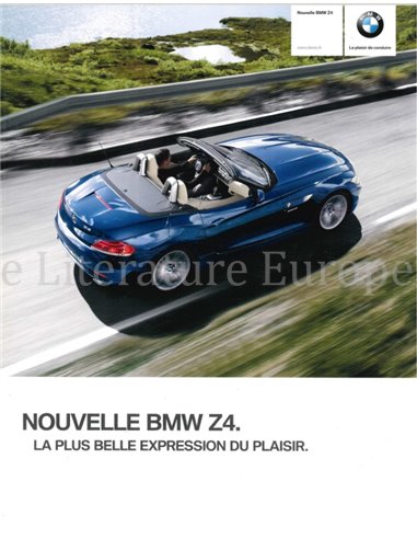 2009 BMW Z4 ROADSTER BROCHURE FRANS