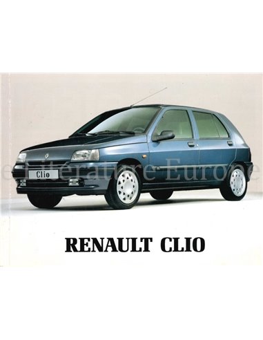 1994 RENAULT CLIO OWNERS MANUAL DUTCH