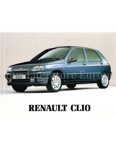 1994 RENAULT CLIO BETRIEBSANLEITUNG NIEDERLÄNDISCH