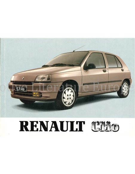 1991 RENAULT CLIO INSTRUCTIEBOEKJE DUITS