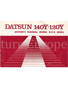 1978 DATSUN 120Y | 140Y BETRIEBSANLEITUNG ENGLISCH