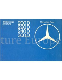 1976 MERCEDES BENZ E KLASSE INSTRUCTIEBOEKJE DUITS