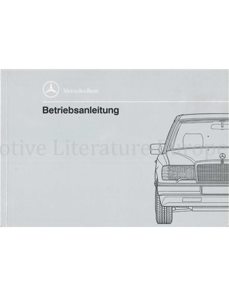 1990 MERCEDES BENZ E KLASSE BETRIEBSANLEITUNG DEUTSCH