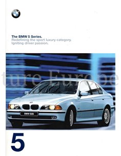 1998 BMW 5 SERIES SALOON BROCHURE ENGLISH